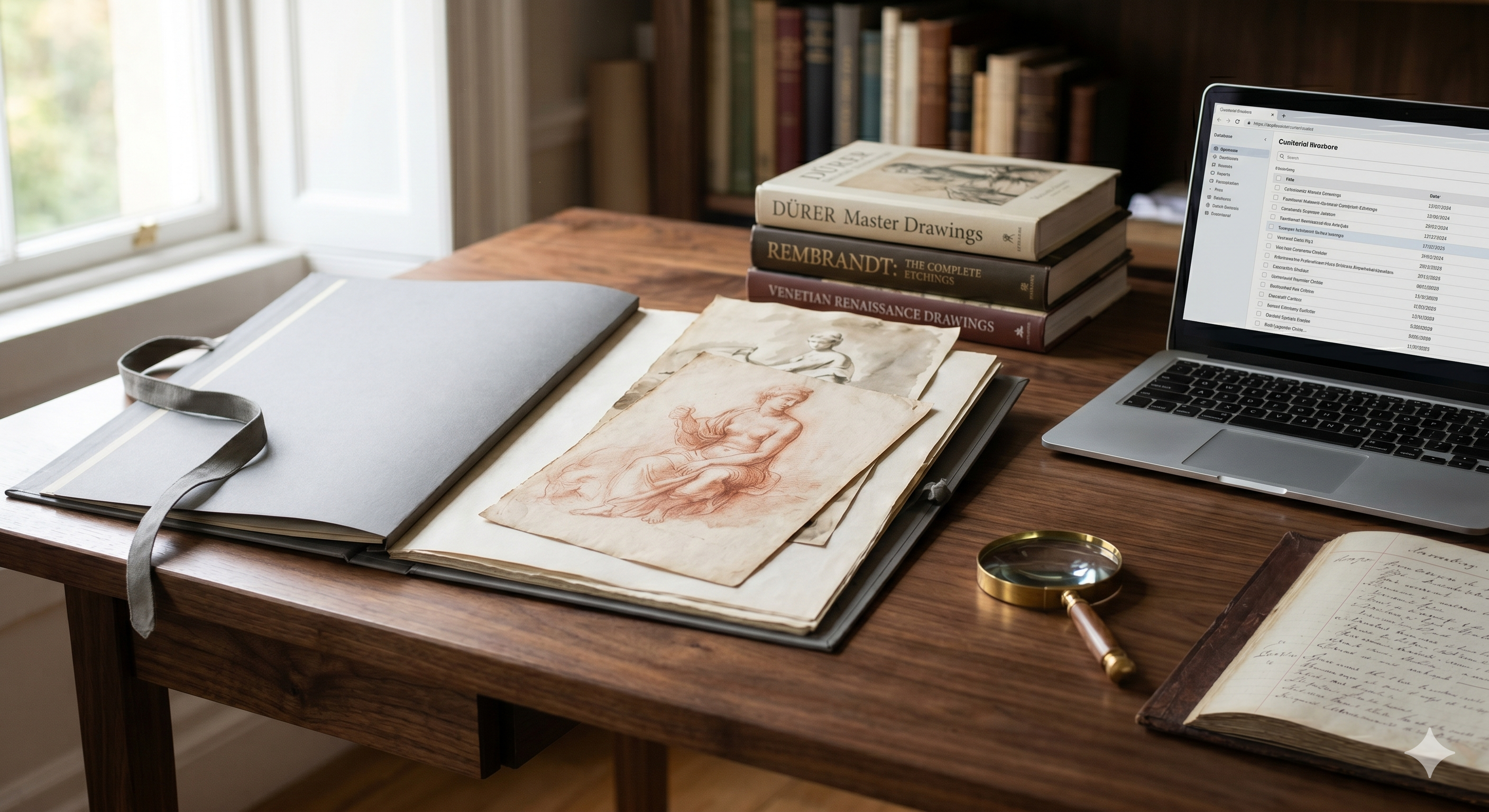 Inventaire de collection, bibliothèque d'art